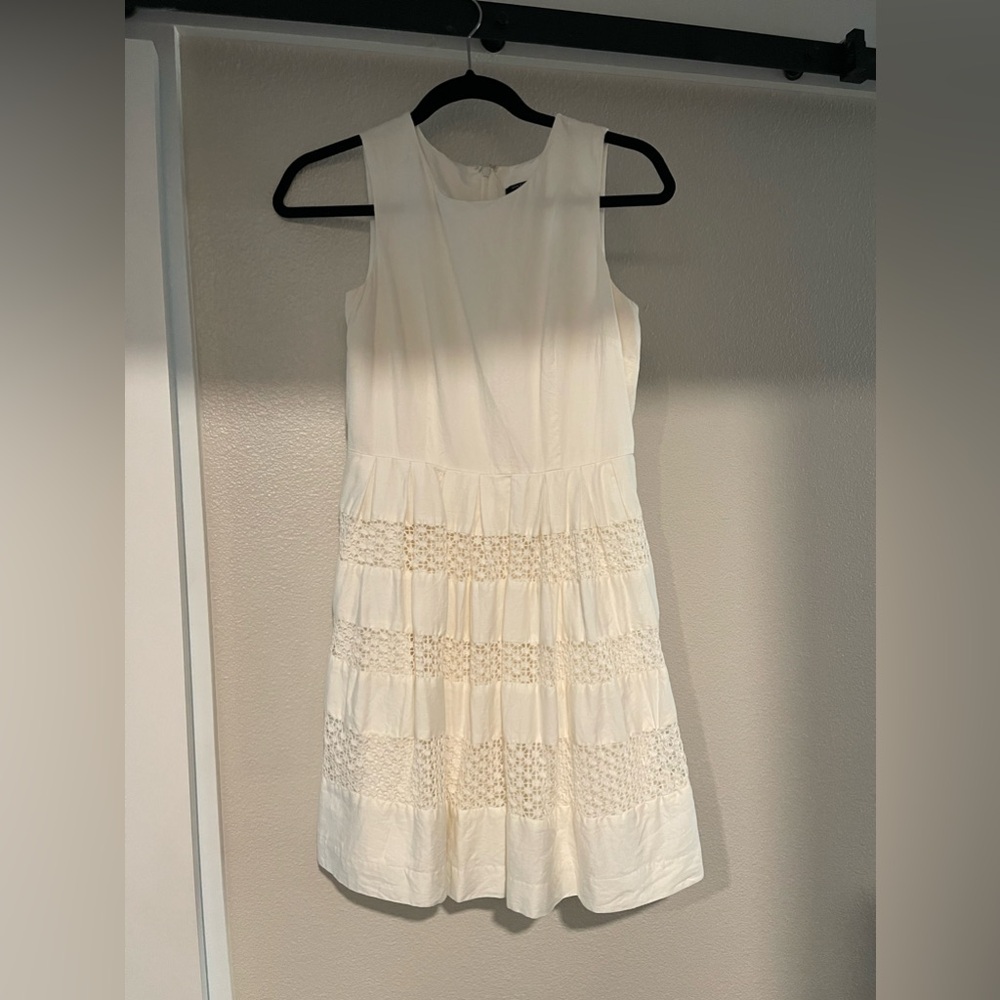 J crew ivory dress size 4